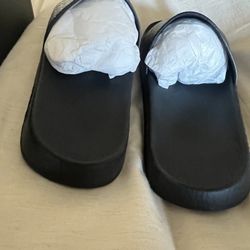 Gucci, Leather Slides 249.99