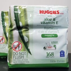 2 Bags Of Huggies Wipes For $9 Total Wipes 336