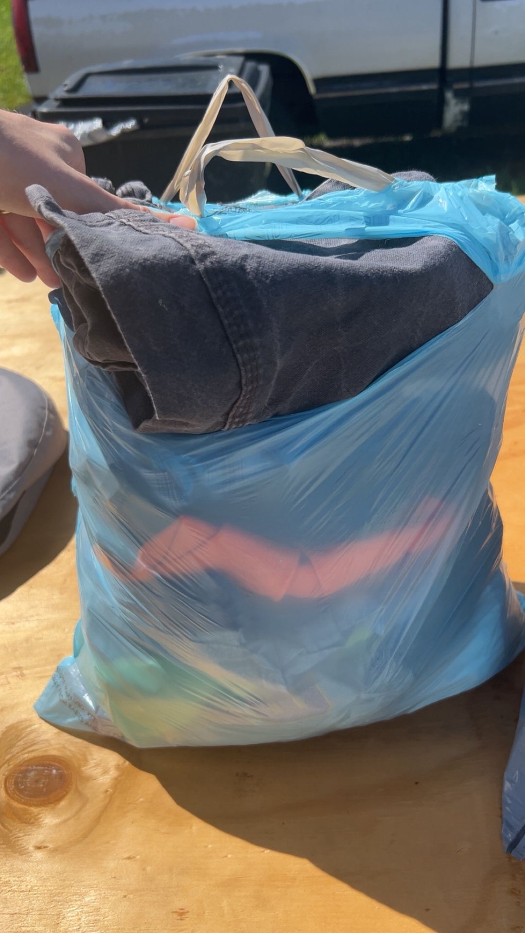 Small Trash Bag Men’s Clothes