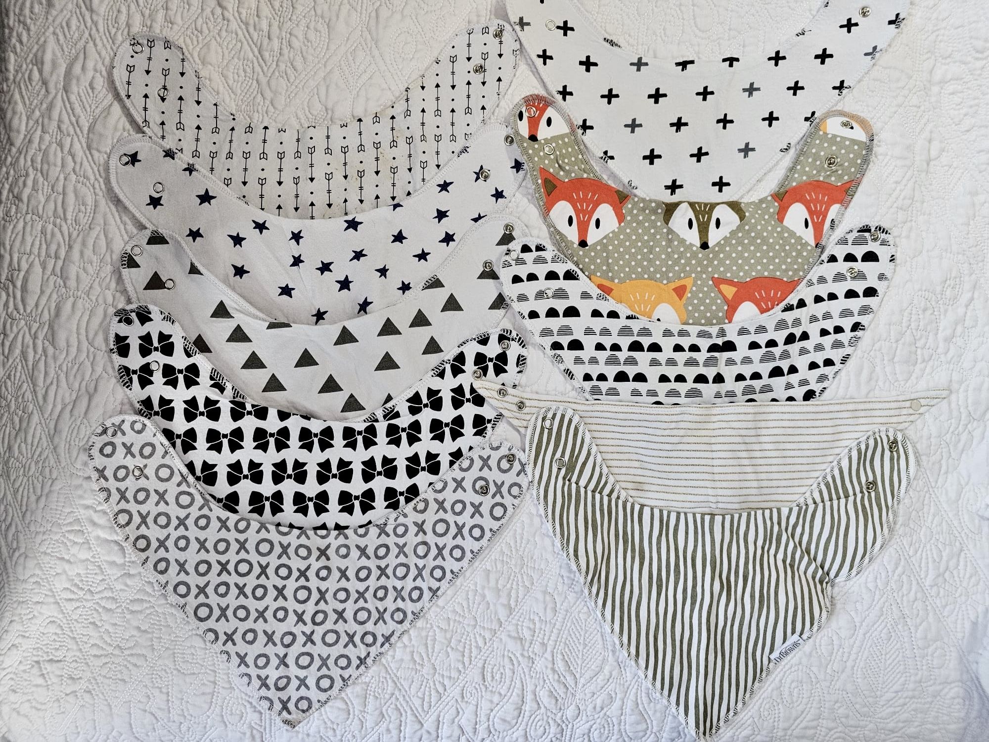 Bundle/Lot Of Bibs For Baby 0-12 Months Old