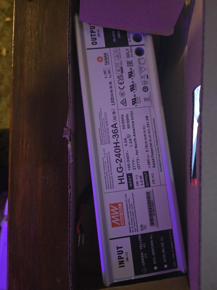 Meanwell Driver Hlg-240-36a Great Buy! Low Price!