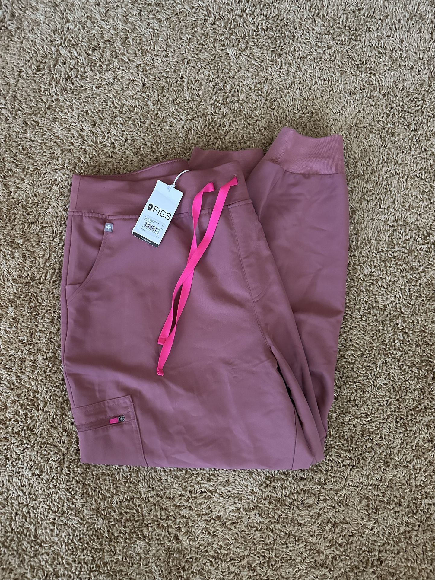 NWT Figs Mauve Zamora Pants XXLP