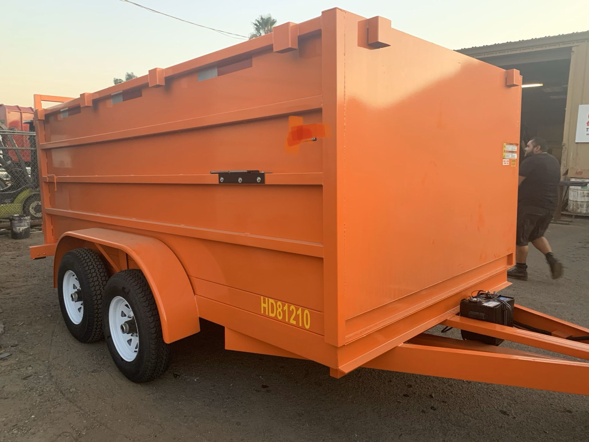New Dump trailer 8x12x4 12000lb gvw $5250 cash