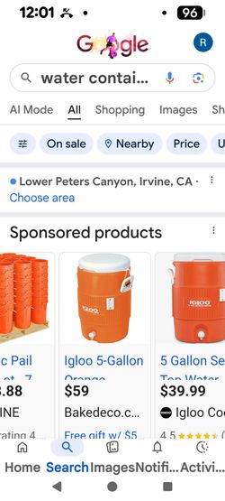 Water container