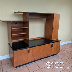 Entertainment Center all wood / gabinete para televisor y equipo electrónico de madera