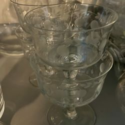 crystal sherbet glasses