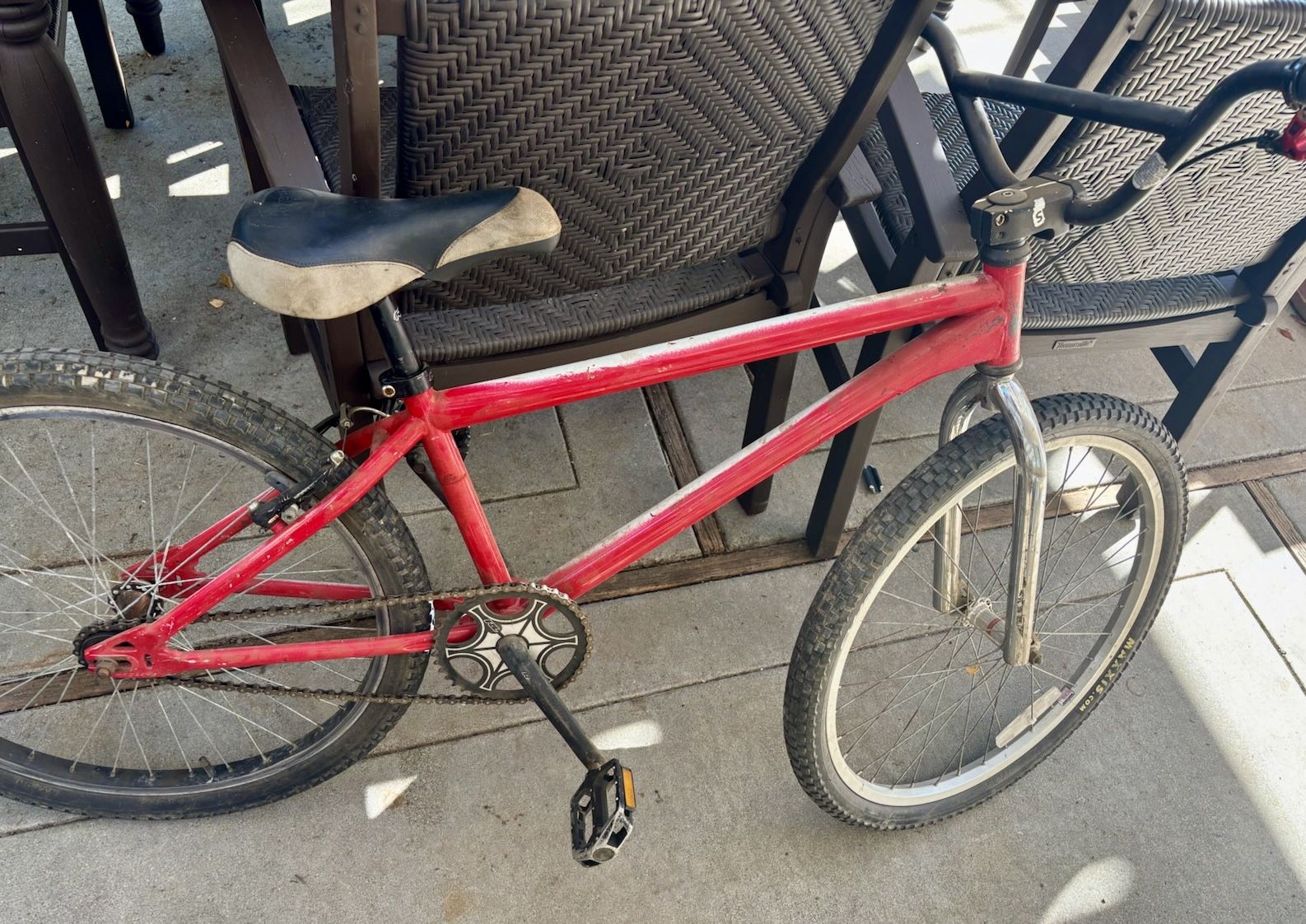 Old School Redline Bmx 24 Inch Bike With Extra Wheelset
