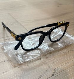 Chrome Hearts Gold Accent Glasses