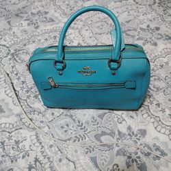 Rowan Turquoise Coach Bag