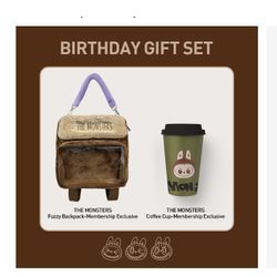 Popmart Membership Birthday Gift Set
