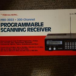 Realistic Pro-2022 Programmable Scanning Receiver