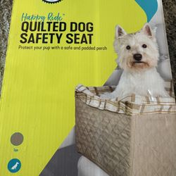 Quilted Dog Safety Seat (never used, box unopened)