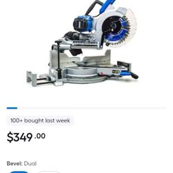 Kobalt Compound Miter Saw And Saw Stand 
