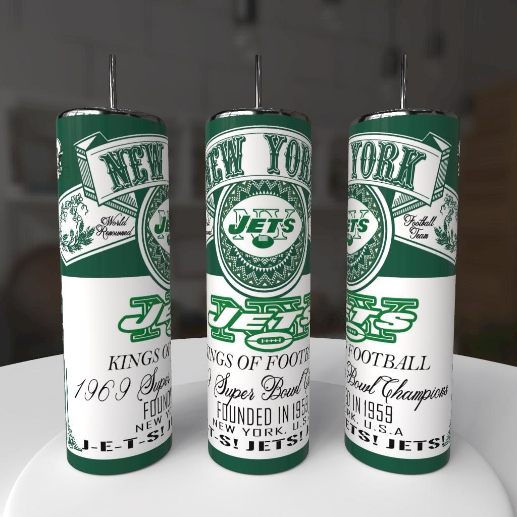 New York Jets Football Tumbler