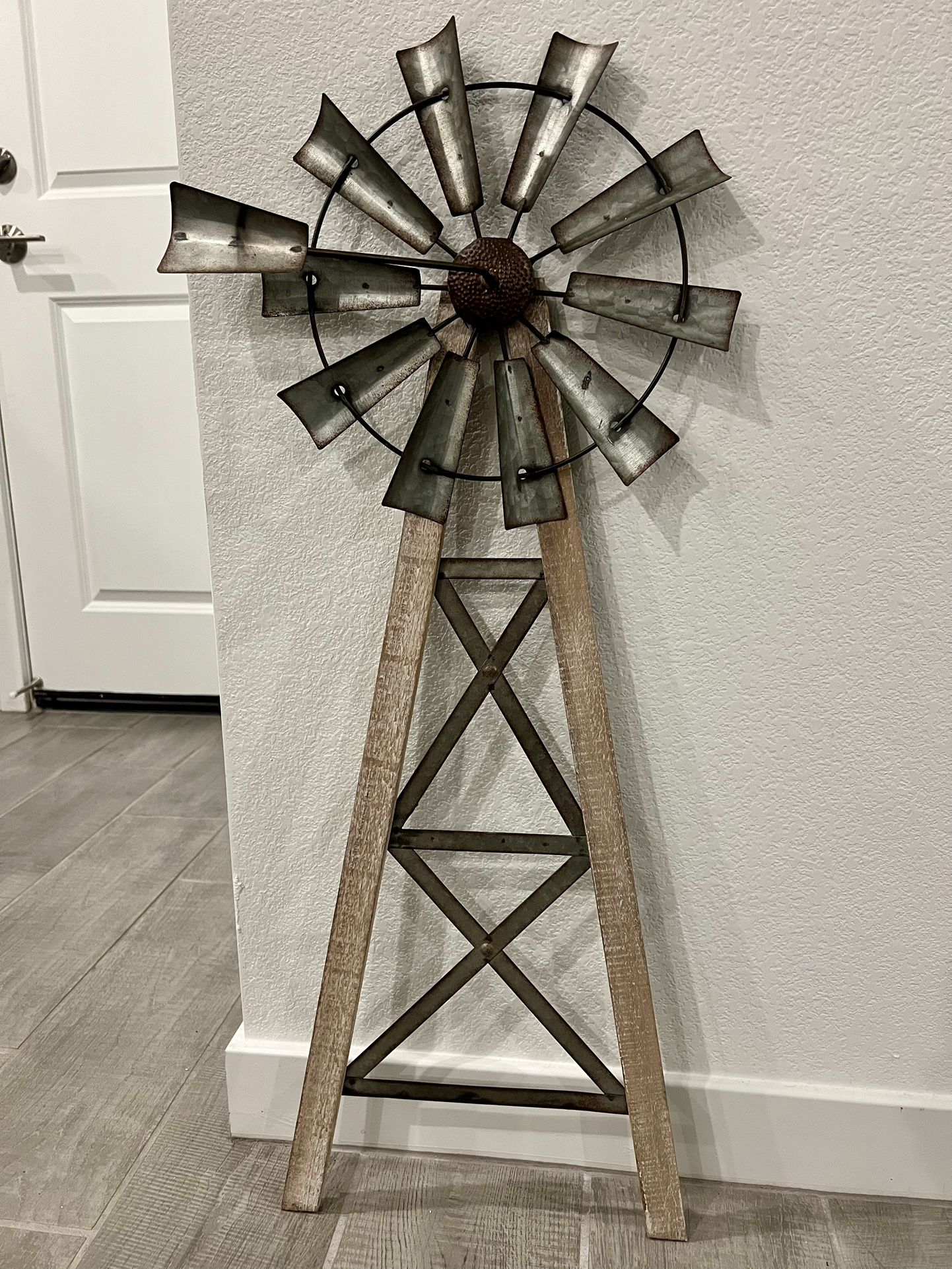 Galvanized Hobby Lobby Windmill Decor for Sale in Henderson, NV - OfferUp
