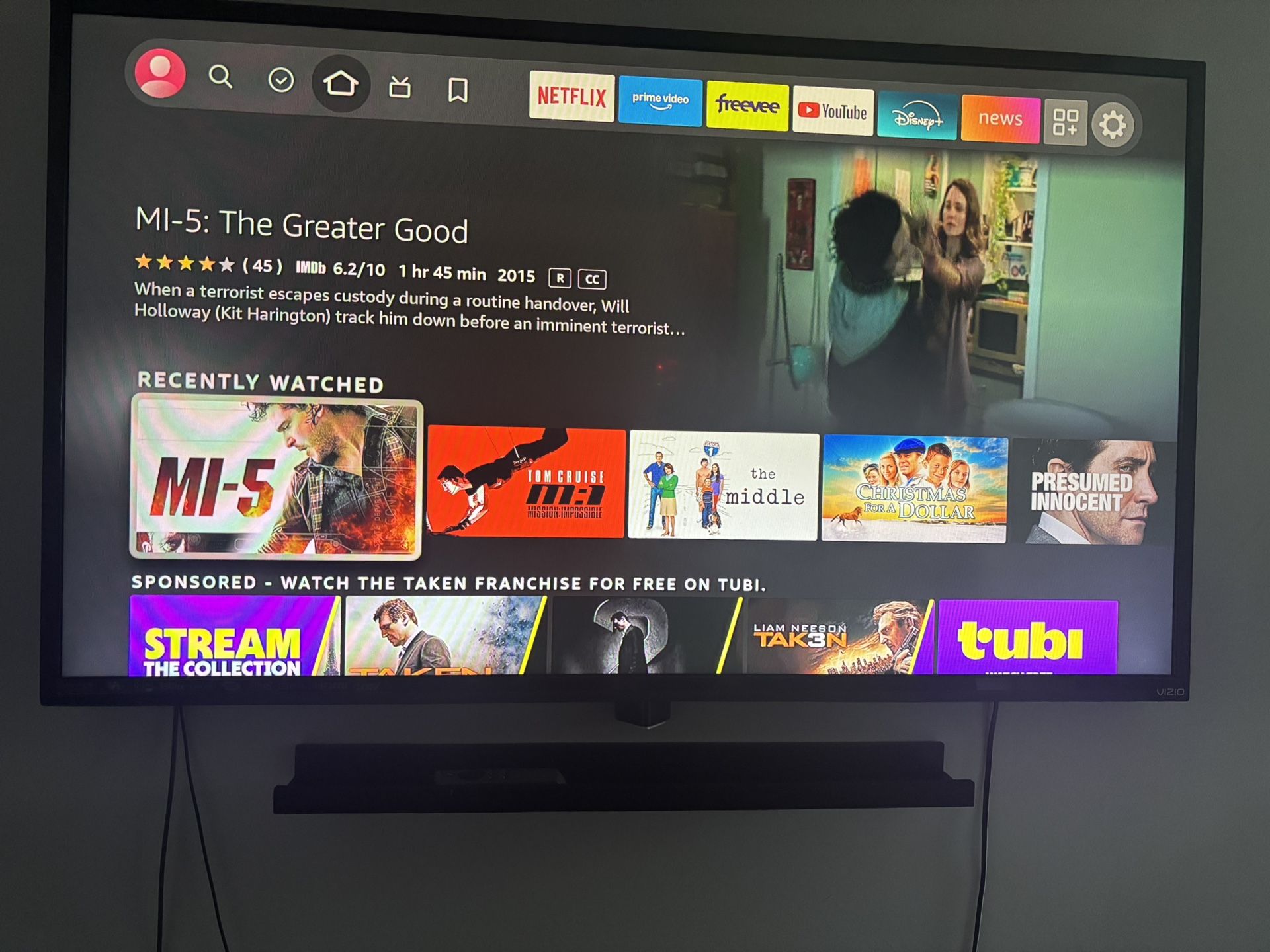 Vizio 60 Inch TV 