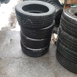 225 50 17 (4) all season used tires FREE install