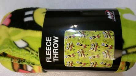 New SpongeBob fleece blanket
