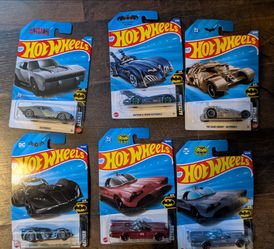 6 Batman Hot Wheels