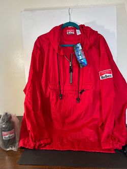 Marlboro Adventure team red windbreaker NEW W/ TAGS