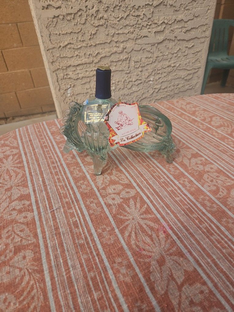 Glass Bull Bottle