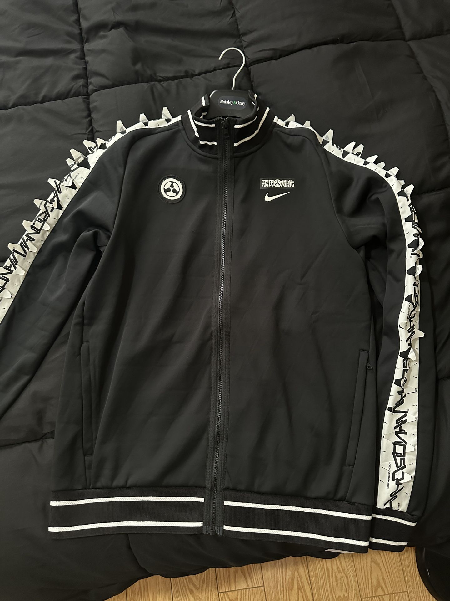 Nike x ACRONYM Therma Fit Knit Jacket 'Black/White'