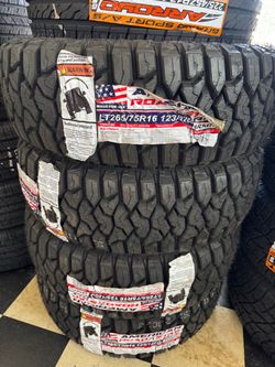📲✅Lt265/75/16 vendobset de llantas nuevas América Rt