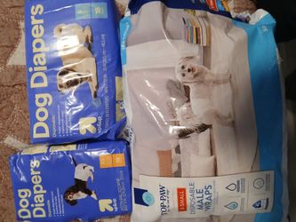 Male & Female Dog Diapers (S & XS)