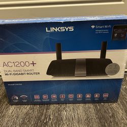 Linksys Smart EA6350 AC1200+ Dual-Band WiFi Router,  4 Gigabit ports, USB 3.0