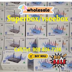 Superbox S6  MAX supreme  new 2024 Model  Wholesale reseller  S6  super box Superbox S6 VSEEBOX SUPERBOX