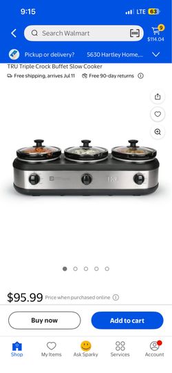 Triple Crock Buffet Slow Cooker