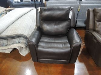 Leather Power Recliner - Dark Brown | Reclining Chair | Lounge Chair