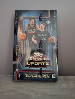 2025/26 Topps Chrome Basketball Update Series Hobby Box
