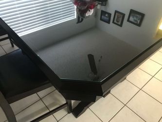 Glass table top