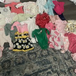 Infant Clothes Up To size 9 Months 60 Pieces 