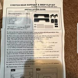 C-Notch  88 -98 Chevy drop  Lowering 