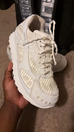 Bottega Veneta White Mesh Sneakers