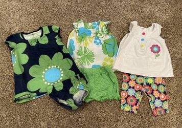 Baby Girls 9 mth mix and match sets lot