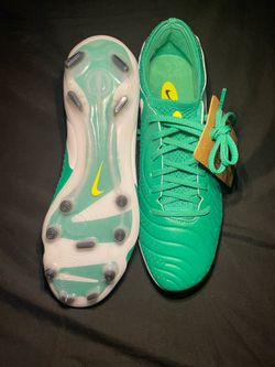 Nike Tiempo Legend 10 Tiempo Green Football Cleats Molded Studs Men's 6.5