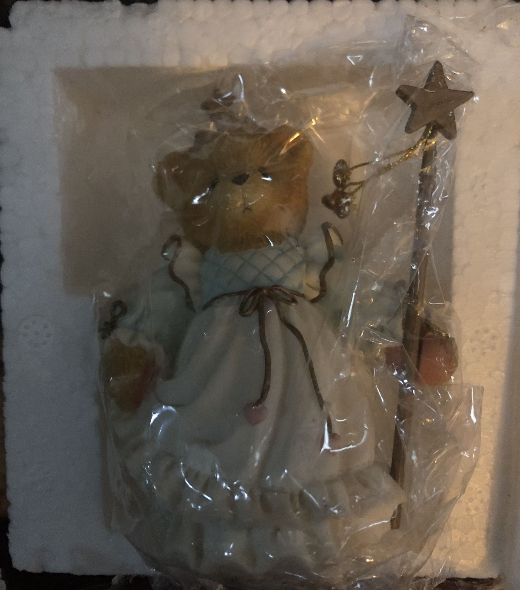 Cherished Teddies Figurine: Kittie, #131865, "You Make Wishes Come True"