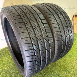 U175  245 35 19 93W  Nitto Motivo  2 Used Tires 80% Life 