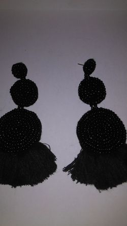 Black earrings