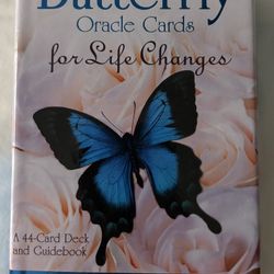 NEW Butterfly Oracle Cards for Life Changes & Guidebook Authentic Doreen Virtue