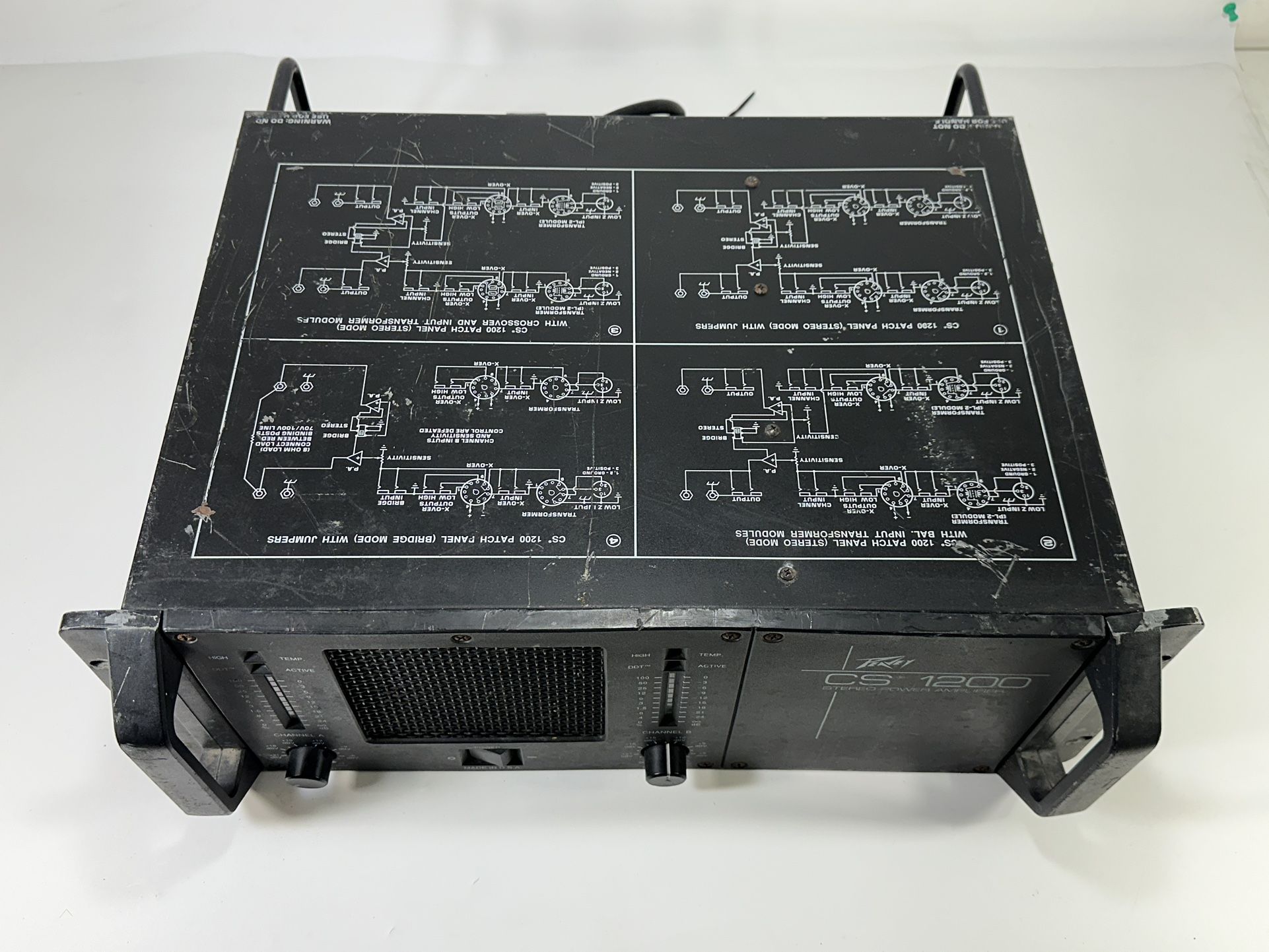 Peavey CS-1200 ~ 2-Channel Stereo Power Amplifier ~ 390WPC @ 8Ω