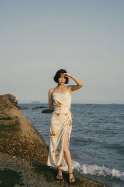 NEIWAI X SAVISLOOK Shell Print One-Piece Maxi Dress
