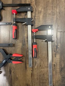 2 BESSEY 12” Bar Clamps – 3.5” Throat Depth