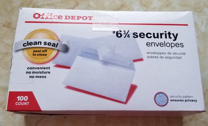 Security Envelopes & Writing Paper/ Mailing, Letters Thumbnail