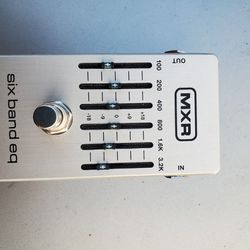MXR 6 band EQ Pedal