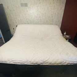 King size Bed and Adjustable Vibration Frame