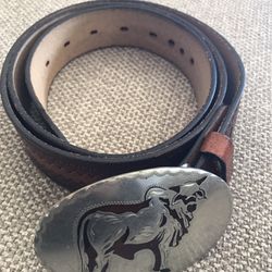 Cowgirl/Boy Leather Belt